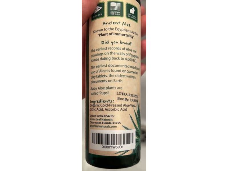 Green Leaf Naturals Amazing Aloe Vera Spray, 8 fl oz