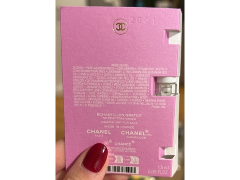 Chanel Chance Eau Fraiche Eau De Parfum Spray, 0.05 fl oz/1.5 mL