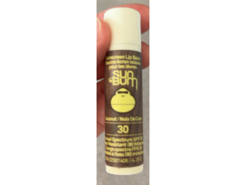 Sun Bum Sunscreen Lip Balm, SPF 30, 0.15 oz/4.25 g