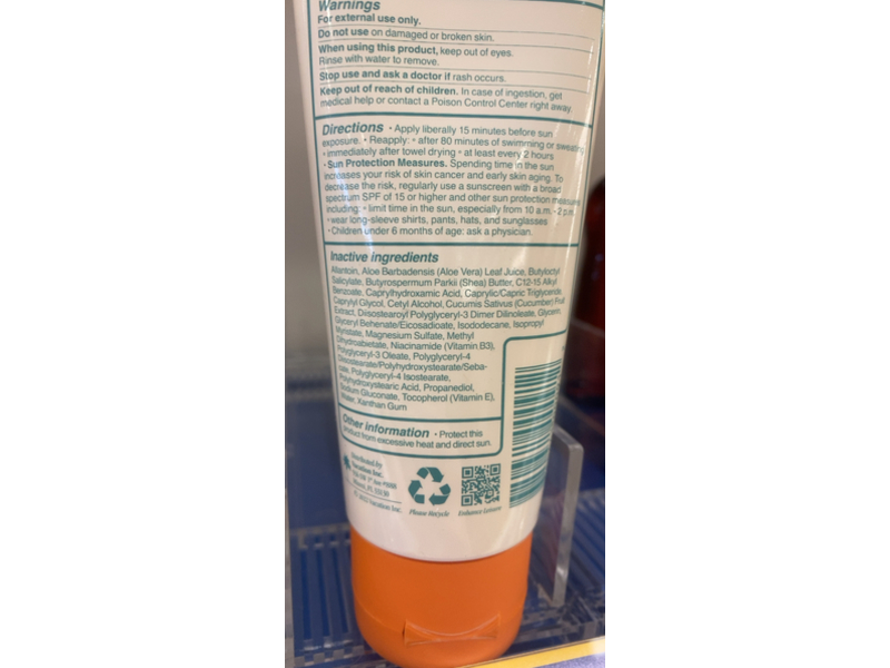 Vacation Mineral Lotion, SPF 30, 3.4 fl oz/100 mL