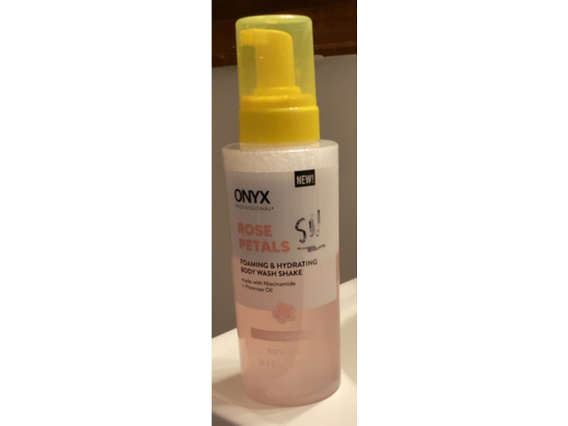 Onyx Professional Foaming & Hydrating Body Wash, Rose Petals, 16.2 fl oz/480 mL