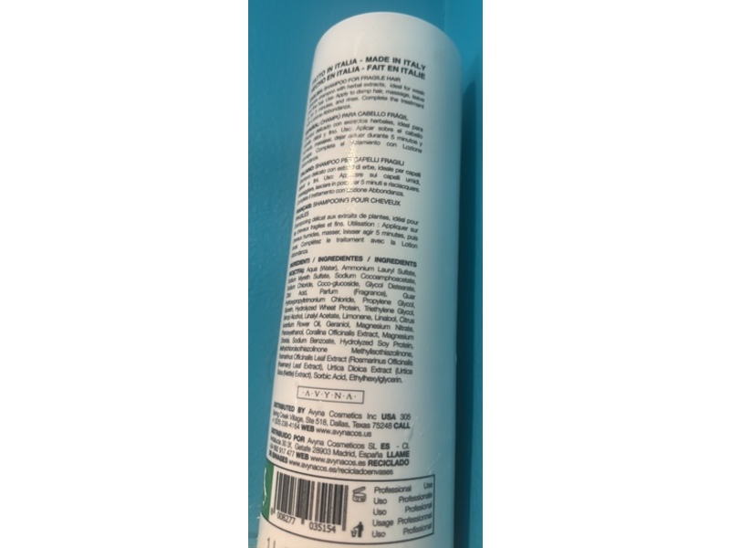 Avyna Shampoo Abbondanza, 33.8 fl oz/1 L