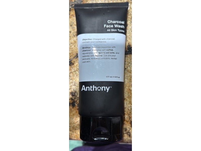 Anthony Face Wash, Charcoal, 6 fl oz/177 mL