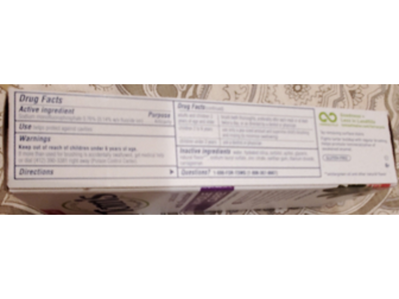 Tom's Of Maine Whole Care Anticavity Toothpaste, Fluoride, Wintermint, 4.0 oz/113 g, Pack Of 3