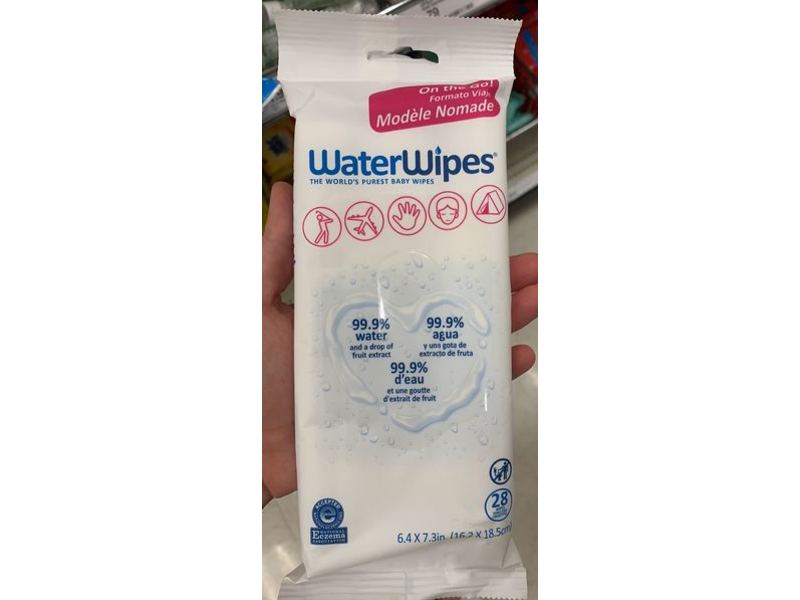 WaterWipes Purest Baby Wipes, 28 Ct