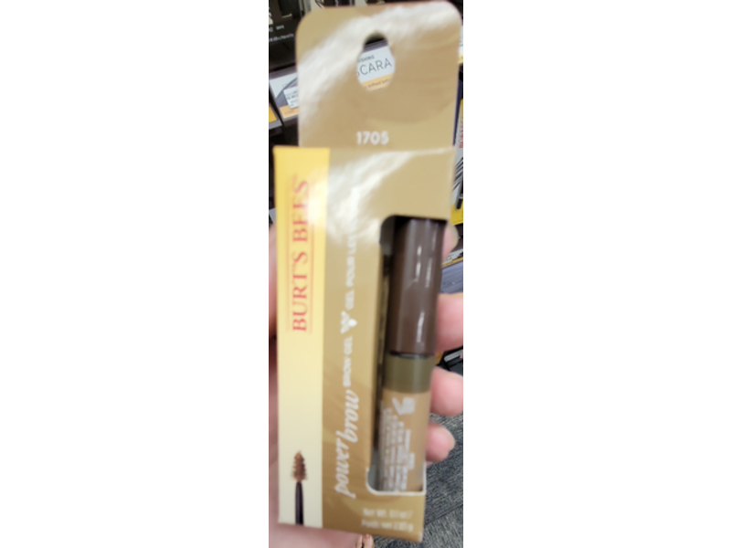 Burt's Bees Power Brow Gel, 1705 Ash Blonde, 0.1 oz/2.83 g