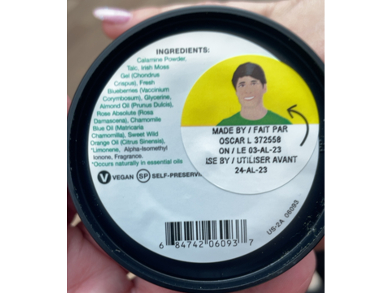 Lush Catastrohe Cosmetic Fresh Face Mask