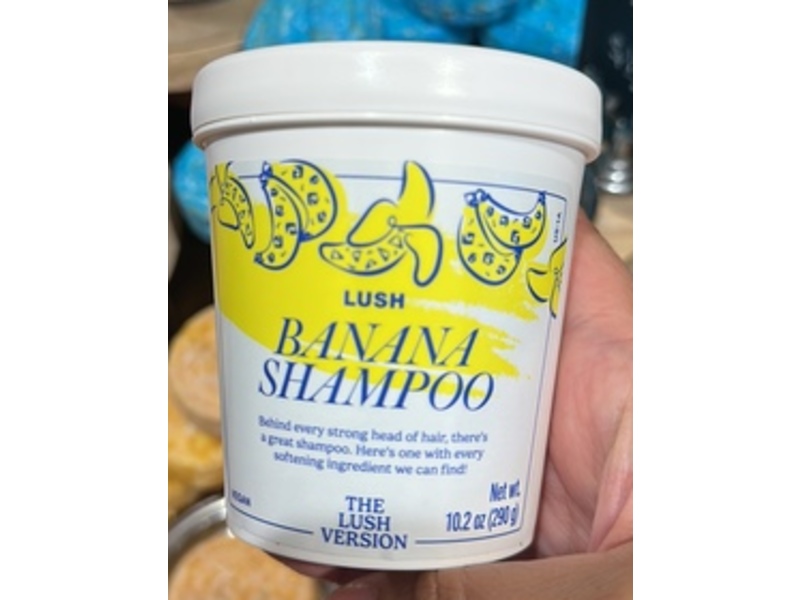 Lush Shampoo, Banana, 10.2 fl oz/290 g