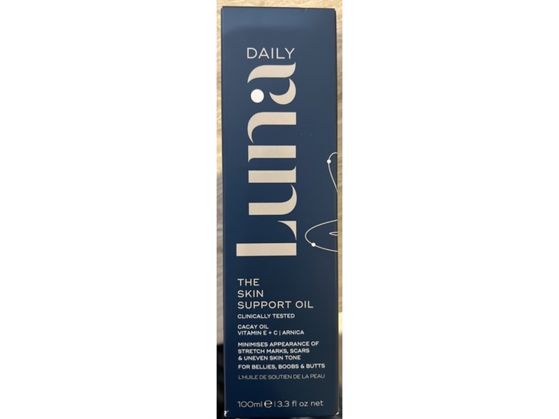Luna Daily The Skin Support Oil, Cacay Oil + Vitamin E, 3.3 fl oz/100 mL
