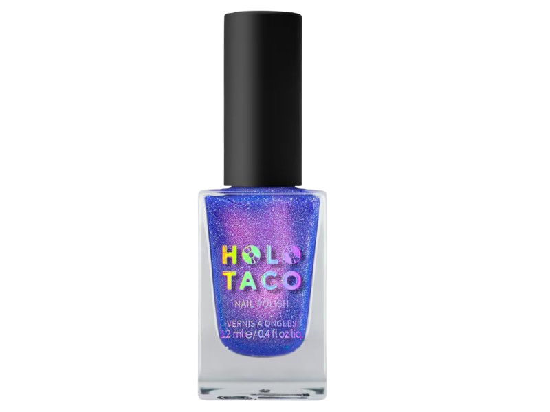 Holo Taco Nail Polish, Blue Rizzler, 0.4 fl oz/12 mL