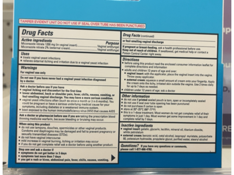 Walgreens Miconazole Vaginal Antifungal Treatment, 0.32 oz/9 g