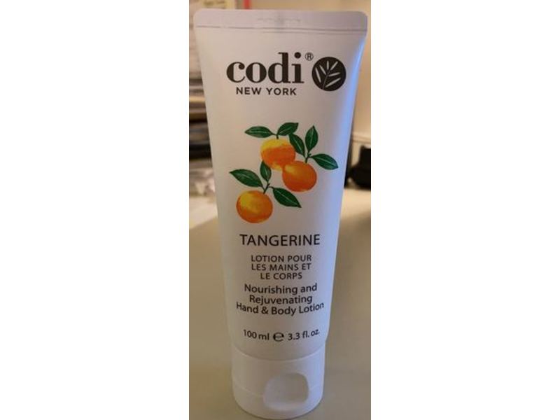 Codi Nourshing & Rejuventing Hand & Body Lotion, Tangerine, 3.3 fl oz/100 mL