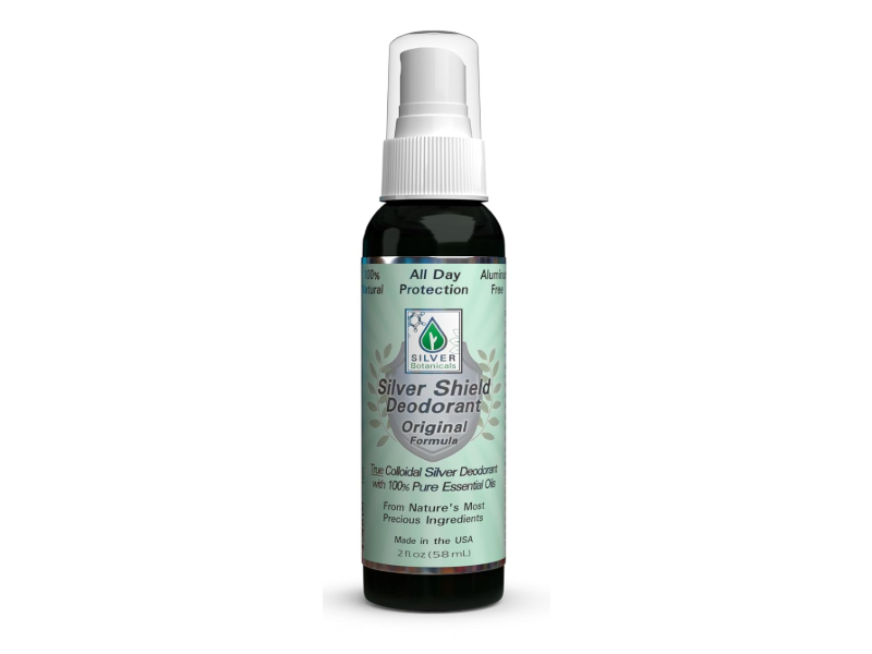 Silver Botanicals Shield Deodorant, Original Formula, 2 fl oz/58 mL