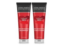 John Frieda Red Boosting Shampoo & Conditioner Set, Radiant Red, 8.3 fl oz/245 mL - thumbnail 1