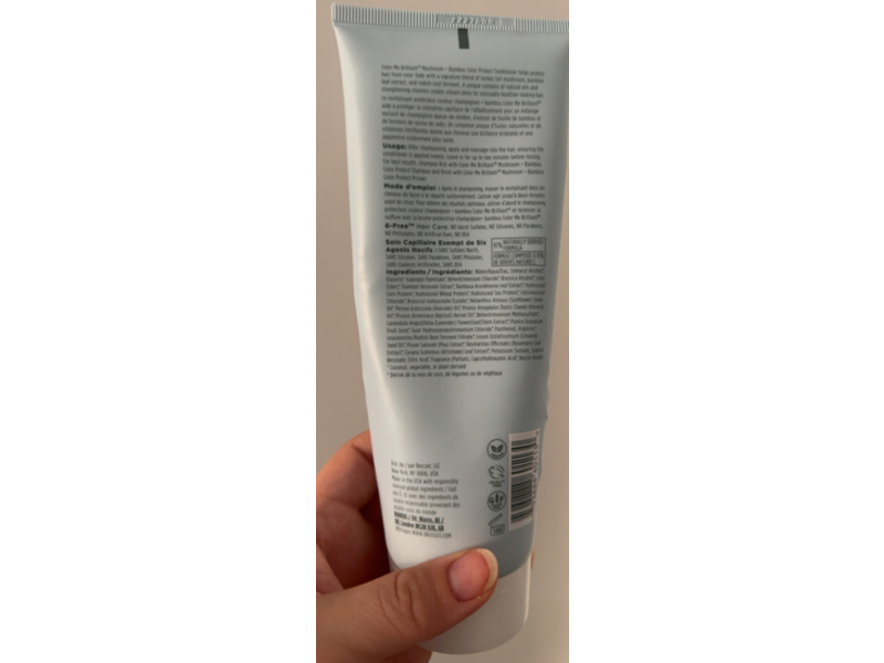 Briogeo Color Me Brilliant Color Protect Conditioner, Mushroom + Bamboo, 8 fl oz
