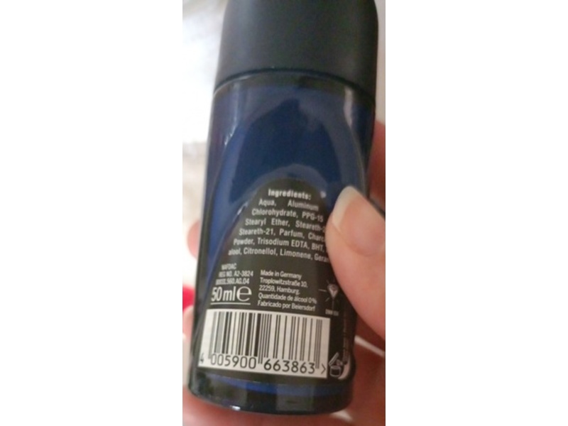 Nivea Men Antiperspirant Roll-On, Deep, 50 mL