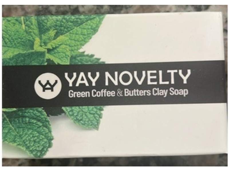 Yay Novelty Green Coffee & Butter Clay Soap