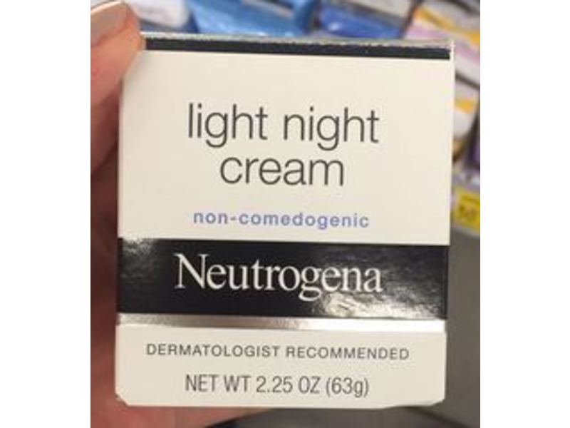Neutrogena Light Night Cream, 2.25 oz/63 g