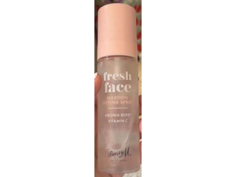 Barry M Fresh Face Fixation Setting Spray, Aronia Berry, Vitamin c, 2.37 fl oz/70 mL