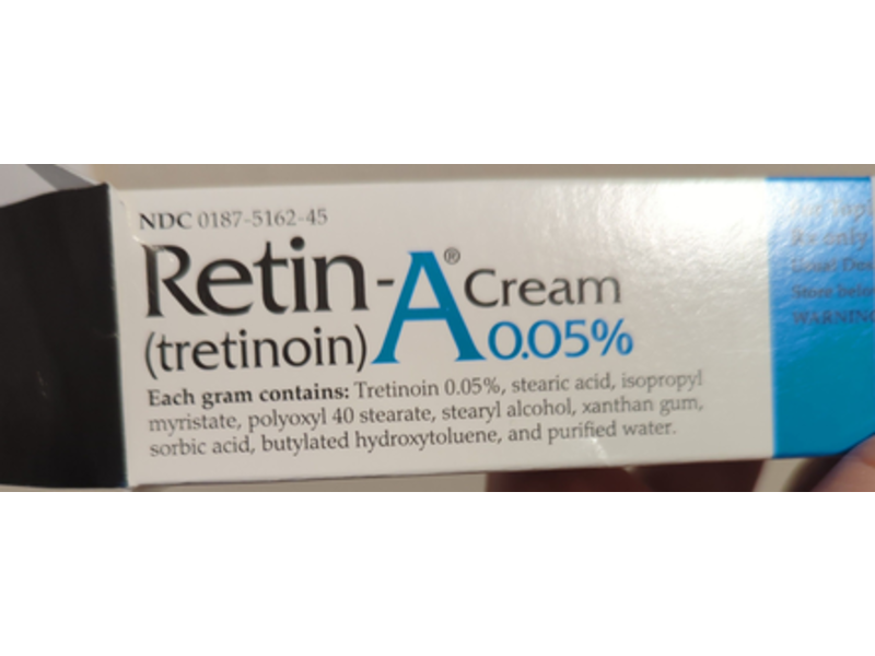 Retin A (tretinoin) 0.05% Cream, 45 g Bausch Health US, LLC (RX)