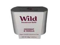 Wild Cosmetics Deodorant Refill, Coconut & Vanilla, 1.4 oz/0.40 g - thumbnail 1