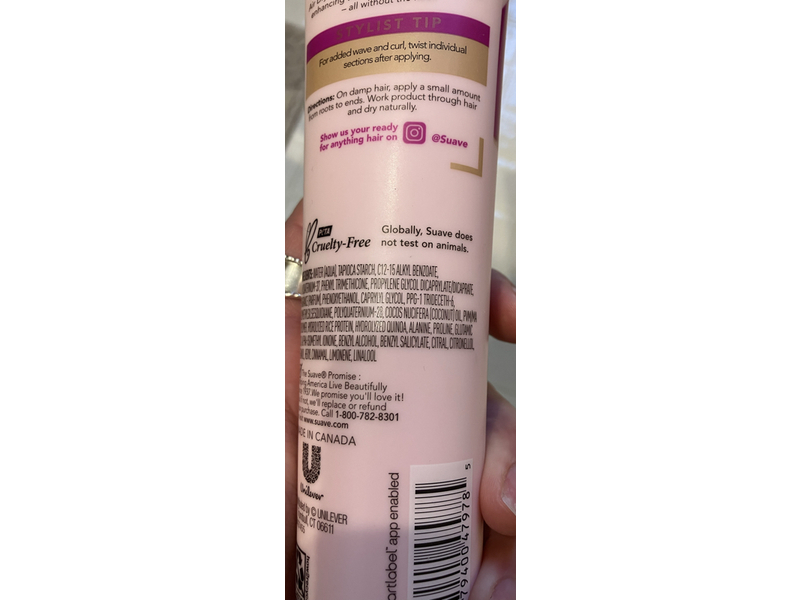 Suave Air Dry Cream, 5.2 fl oz/153 mL