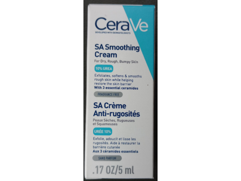 CeraVe SA Smoothing Cream, 0.17 oz/5 mL