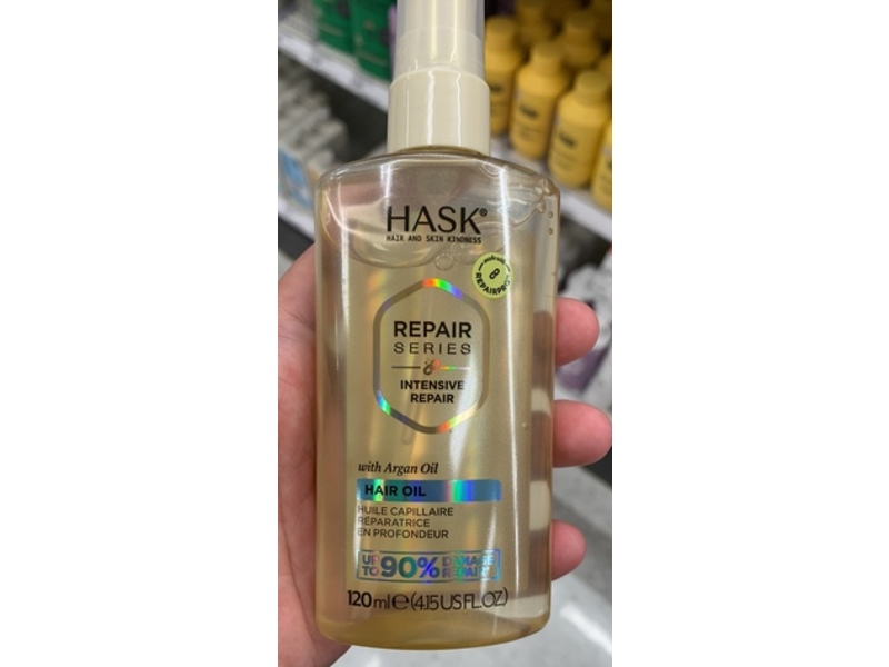 Hask Repair Series Hair Oil, Argan Oil, 4.15 fl oz/120 mL