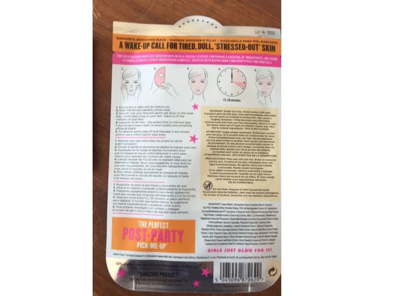 Soap & Glory Bright + Beautiful Radiance-Boosting Mask, 1 oz/29 g