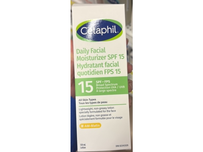 Cetaphil Facial Moisturizer, SPF 15, 120 mL