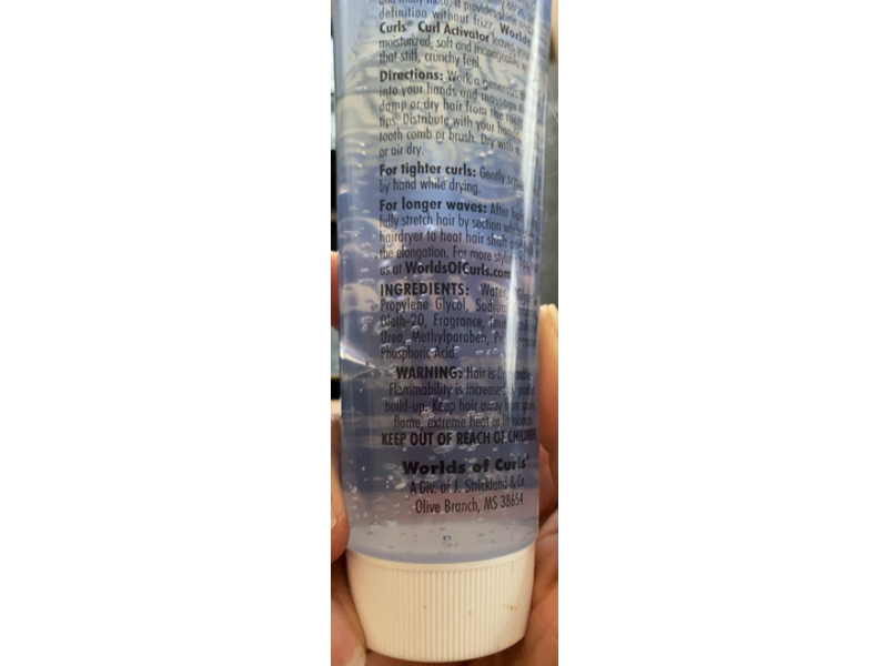 World Of Curls Curl Activator Moisturizing Hair, 6 oz/170 g