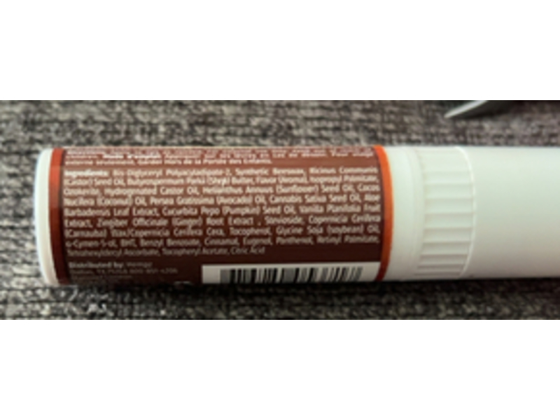 Hempz Herbal Lip Balm, Pumpkin Spice & Vanilla Chai, 0.25 oz/7 g