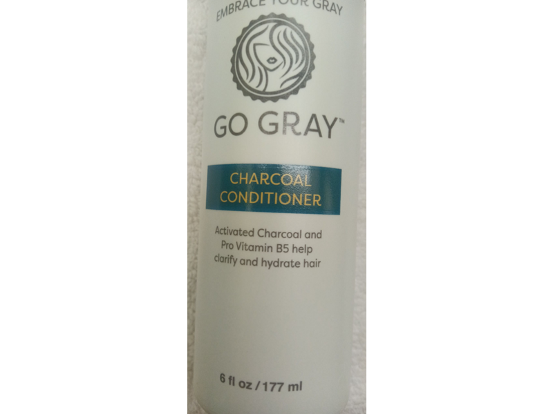 Go Gray Charcoal Conditioner, 6 fl oz/177 mL