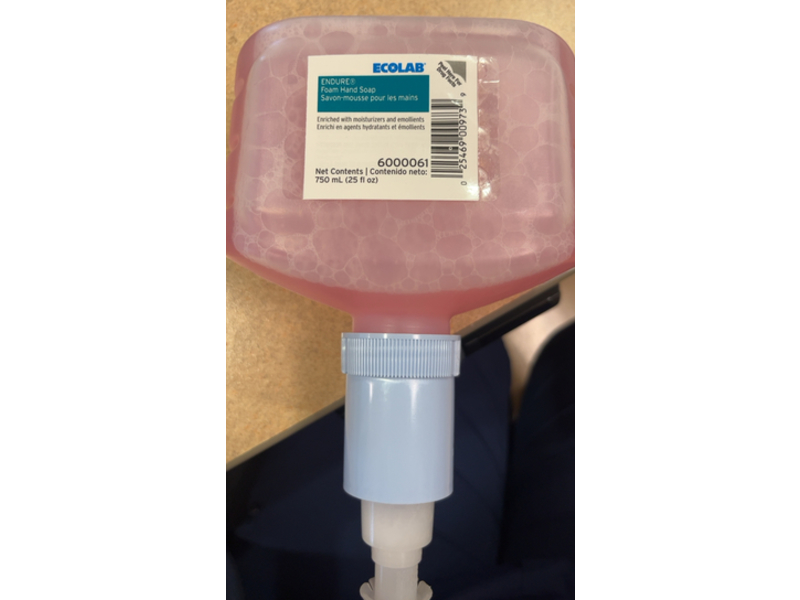 Eco Lab Endure Foam Hand Soap, 25 fl oz/750 mL
