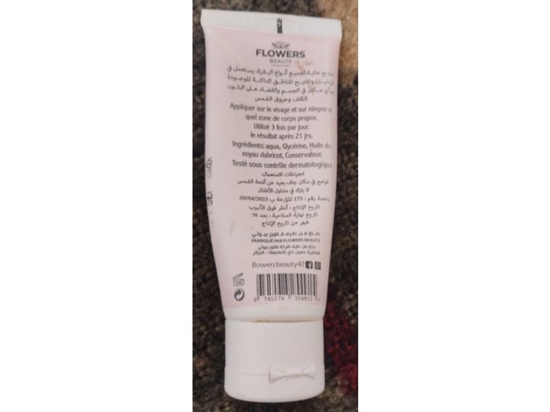 Flowers Beauty Anti-Acne Moisturizing Cream, 75 mL