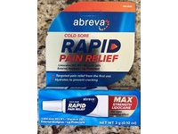 Abreva Cold Sore Rapid Pain Relief, 0.10 oz/3 g - thumbnail 2
