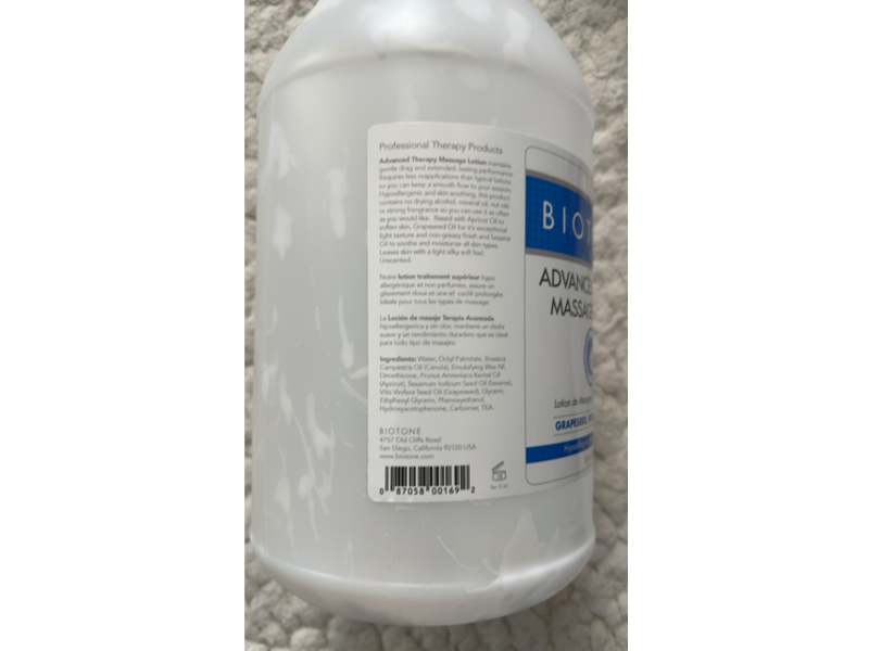 Biotone Advanced Therapy Massage Lotion, 128 fl oz/3776 mL