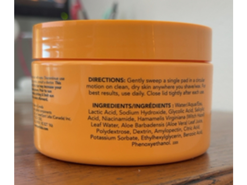 SweetSpot Labs Buff & Brighten Exfoliating Pads For Ingrown Hair, 50 Count