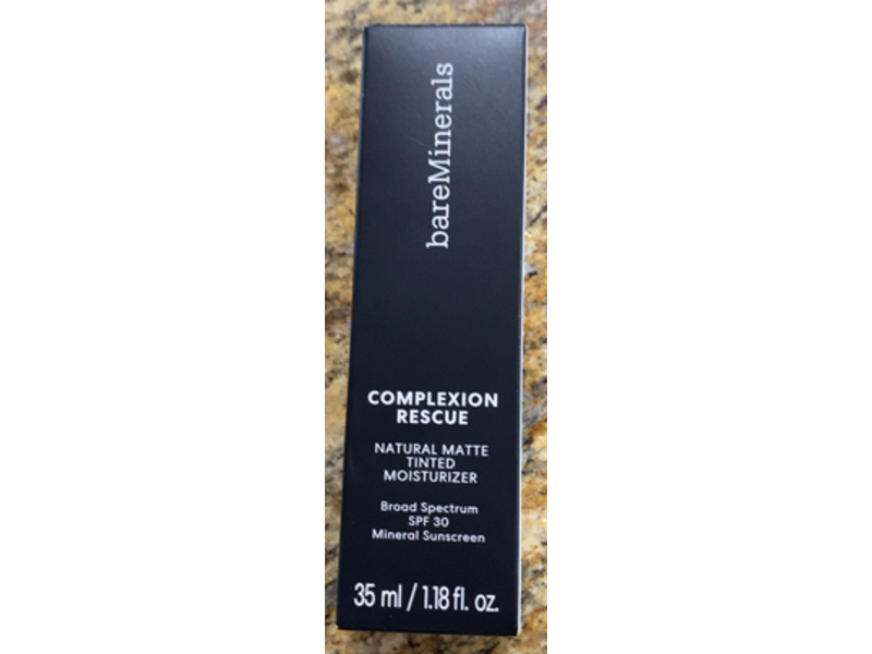 bareMinerals Complexion Rescue Natural Matte Tinted Moisturizer, SPF 30, Buttercream 03, 1.18 oz/35 mL
