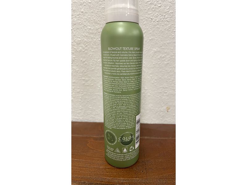Surface Blowout Cannabis Sativa Seed Oil Texture Spray, 4 oz