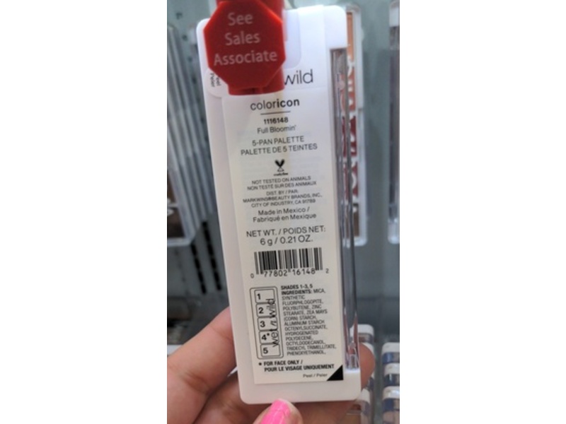 Wet n Wild Color Icon 5-Pan Eyeshadow Palette, Full Bloomin, 0.21 oz/6 g