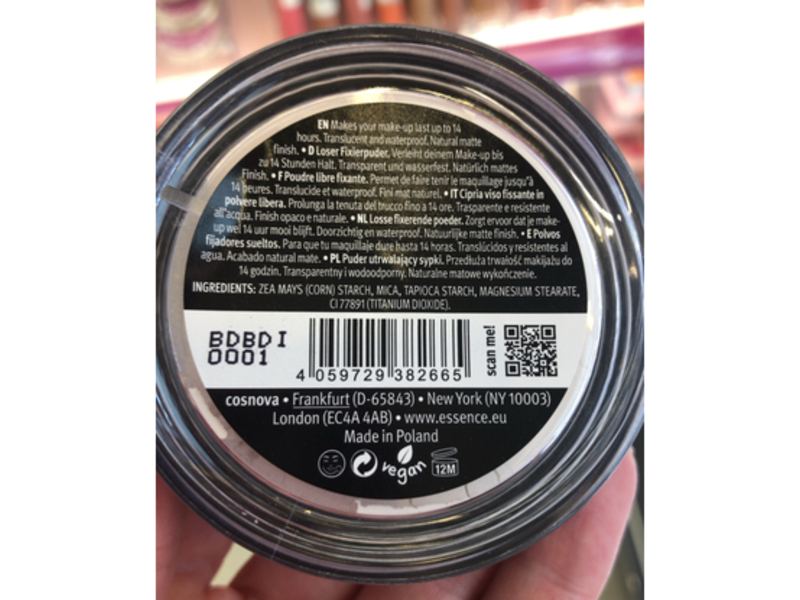 Essence Fix & Last Make - Up Fixing Loose Powder, 0.33 oz/9.5 g