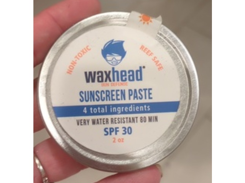 Waxhead Sunscreen Paste, SPF 30, White, 2 oz