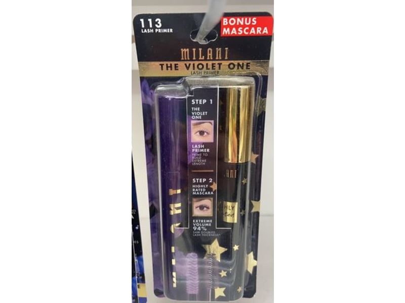 Milani The Violet One Lash Primer And Highly Rated Mascara, 113