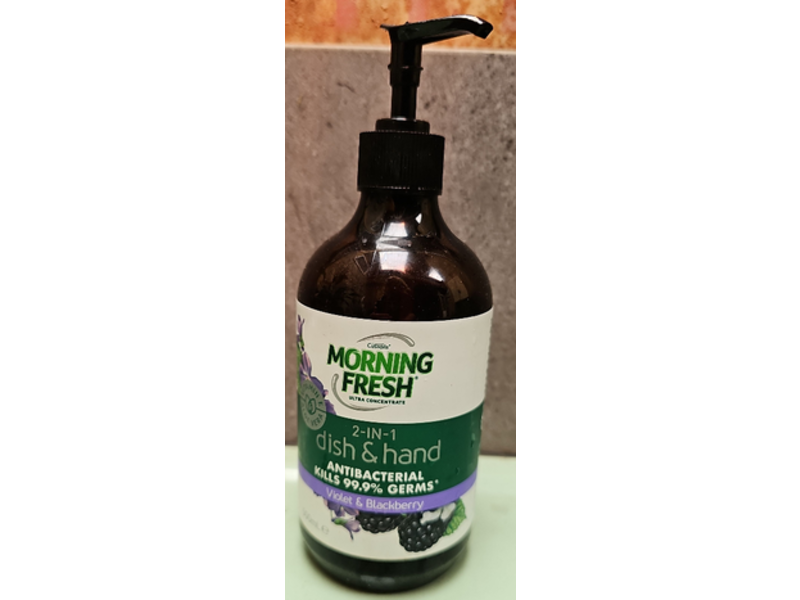 Morning Fresh 2 - In - 1 Dish & Hand Antibacterial, Violet & Blackberry, 500 mL