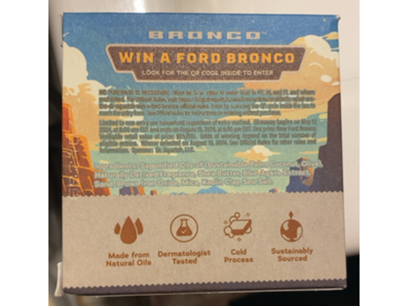 Dr. Squatch Limited Edition Men's Naturtal Soap, Bronco Bricc, 5 oz/141 g