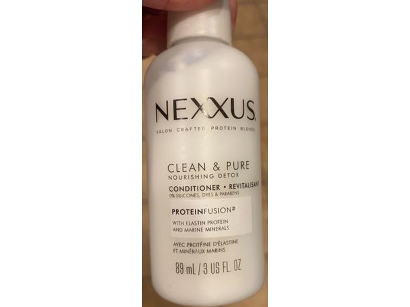 Nexxus Clean & Pure Nourishing Detox Conditioner, Protein Fusion, 3 fl oz/89 mL, Pack Of 2