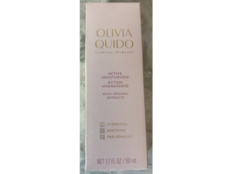 Olivia Quido Active Moisturizer Action Hydraṭante, Organic Extracts, 1.7 fl oz/50 mL