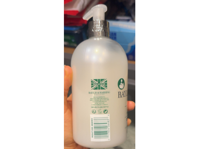 Baylis & Harding Antibacterial Hand Wash, Jasmine & Apple Blossom, 16.9 fl oz/500 mL