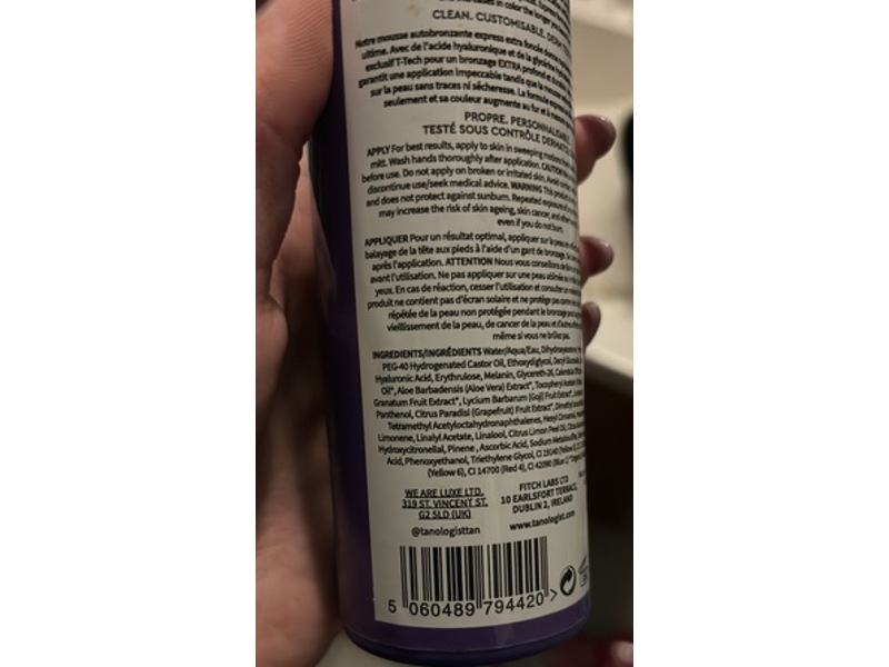 Tanologist Self Tan Mousse, Extra Dark, 6.76 fl oz/200 mL